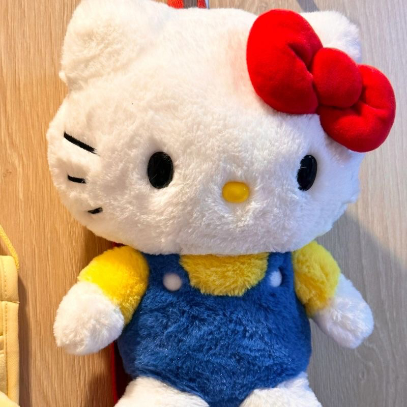敲!可!爱!k门HelloKitty书包凯蒂猫玩偶背包毛绒公仔kt双肩包学生