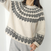 帕克拉4根 青叶套头衫 毛线材料包 送针