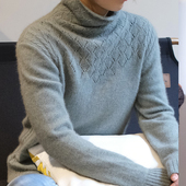 安吉列西子堆堆领套头衫 材料包 羊绒毛线团手工编织diy材料包自制