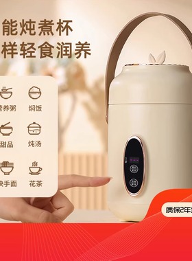 电热炖煮杯便携式养生电炖锅小型办公室迷你煮粥神器全自动熬粥杯