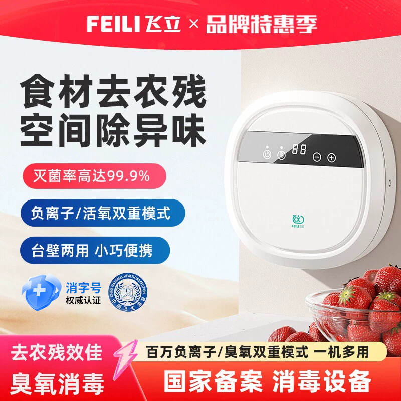 飞立果蔬蔬菜清洗机消毒机活氧机