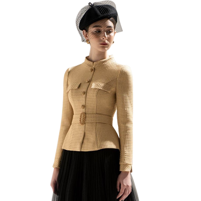 知觉之门小众小立领西装外套