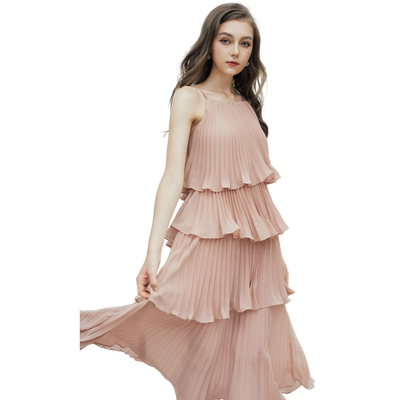 大红色沙滩裙女长裙仙微胖超仙夏