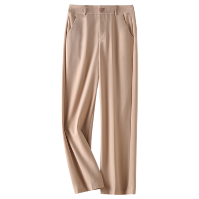 新款西裤直筒春秋冬九分宽松阔腿