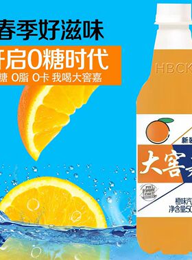 大窖嘉橙味香槟荔枝菠萝汽水500ml夏日解馋解暑露营碳酸饮料批发