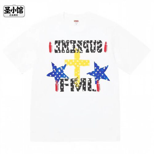 SupremeFML星星涂鸦短袖