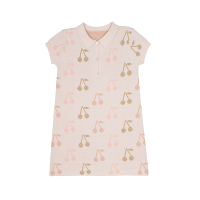 herroyal粉樱桃气质亲子连衣裙