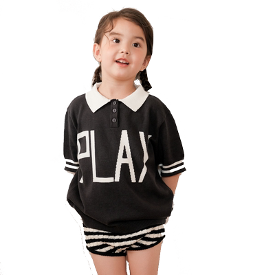 herroyal春秋复古学院t恤polo衫