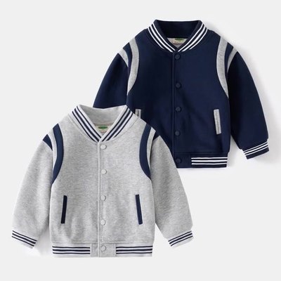 男童外套2025新款棒球服