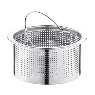 水槽过滤网不锈钢提篮厨房洗菜盆水池下水道防堵洗碗池漏斗过滤器