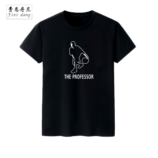 脚踝终结者联盟教授街头篮球T恤潮牌短袖篮球服Professor运动