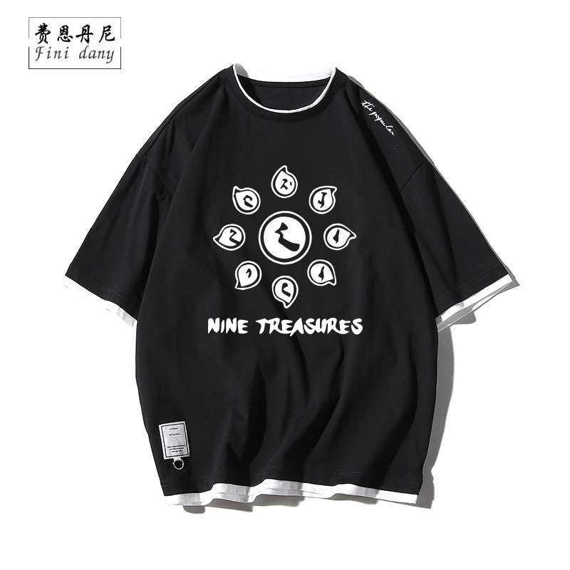 九宝乐队摇滚蒙古夏十丈铜嘴摇滚休闲男女t恤衫半袖飘带短袖纯棉