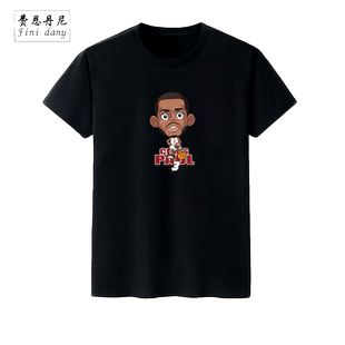 快船克里斯保罗短袖T恤短裤套装篮球衣男款CP3短袖体恤大码打底衫