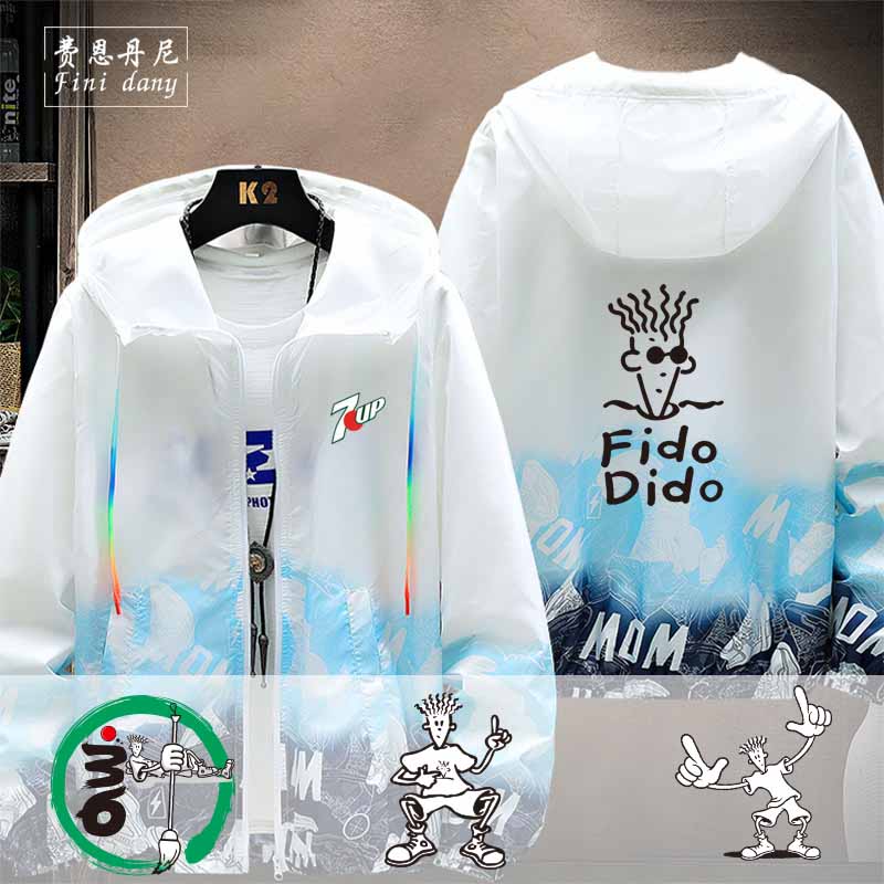 费恩丹尼拉链防晒连帽夹克服