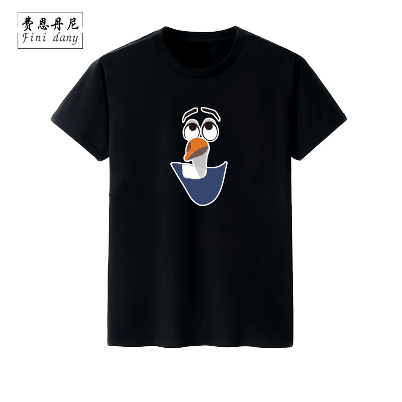 冰雪奇缘T恤周边亲子男女短袖