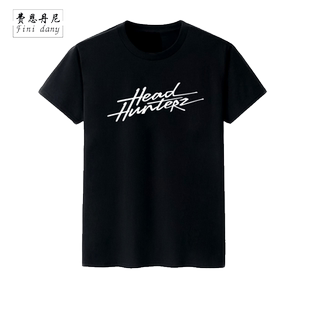 Headhunterz 猎头者 短袖t恤 Hardstyle dj音乐潮牌 男女电音衣服