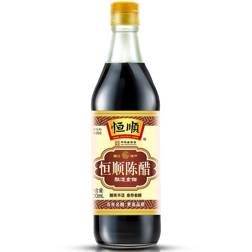 恒顺陈醋A陈500ml调味品糯米酿造镇江特产蘸料陈酿醋