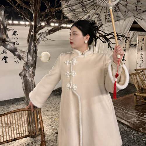 年末清清 哒头.Studio【北岛雪山】微胖显瘦新款舒适宽松外套女