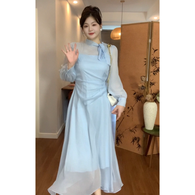 哒头.Studio【温柔姐姐】微胖mm大码2024新款新中式设计感连衣裙