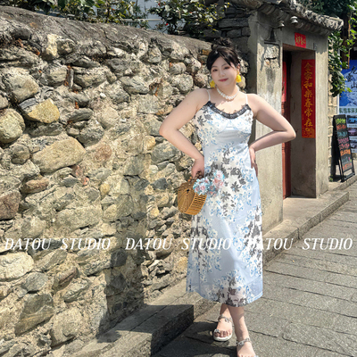 哒头.Studio【奥黛丽】微胖法式气质显瘦连衣裙