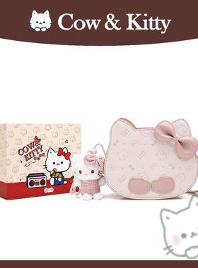官方正品Cow&Kitty包包女2025新款可爱猫头包女高级感单肩斜挎包
