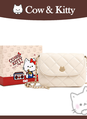 官方正品Cow&Kitty2005新款菱格链条包女轻奢小众百搭单肩斜挎包