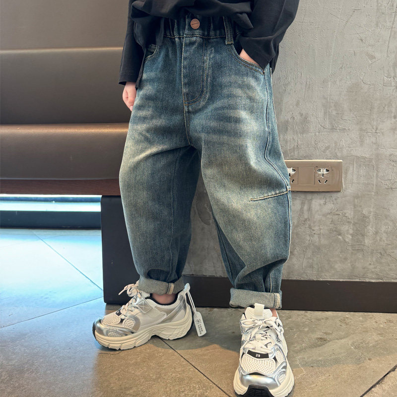 男女童牛仔萝卜裤子休闲宽松2025春秋装新宝宝小中大儿童长裤潮流,童装/婴儿装/亲子装,儿童牛仔裤,淘宝优惠券,粉丝福利购,淘宝优惠卷