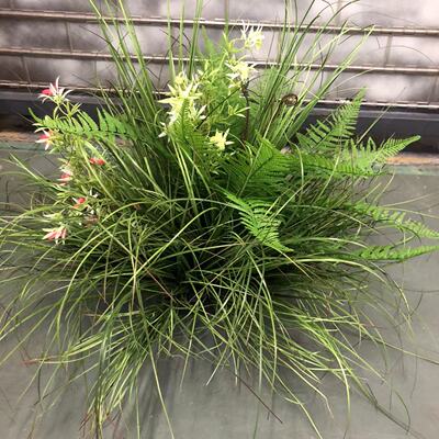 蒲草丛绿植店铺装饰仿真草堆
