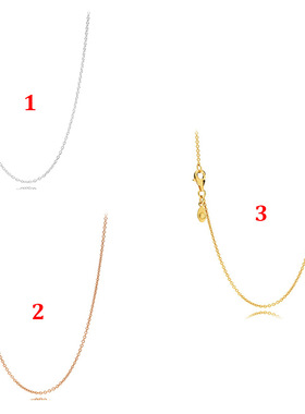 潘家S925纯银经典款普通项链细锁骨链素链精致小众项链送女友