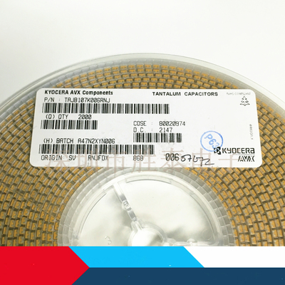 TAJB107K006RNJ 1210贴片钽电容 3528 B型 6.3V 100UF ±10% 107J