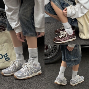 薇玖芭V982025新款时尚德训百搭休闲鞋厚底增高运动鞋潮鞋舒适