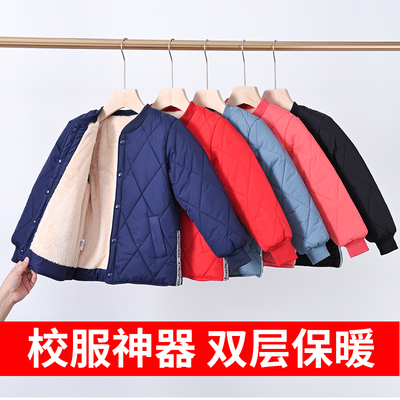 男女通用加厚冬季加绒保暖棉服优