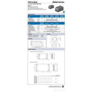 RSAN 201L 2BTPm50V低 K10A Labda 全新原包装 EMC0电源滤波器