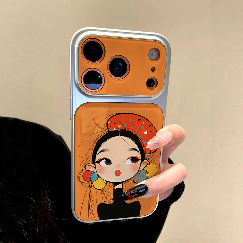 帽子女孩适用苹果17pro手机壳iphone16保护套15plus硅胶14超薄air全包镜头13玻璃Promax防摔秒变新款男女高级