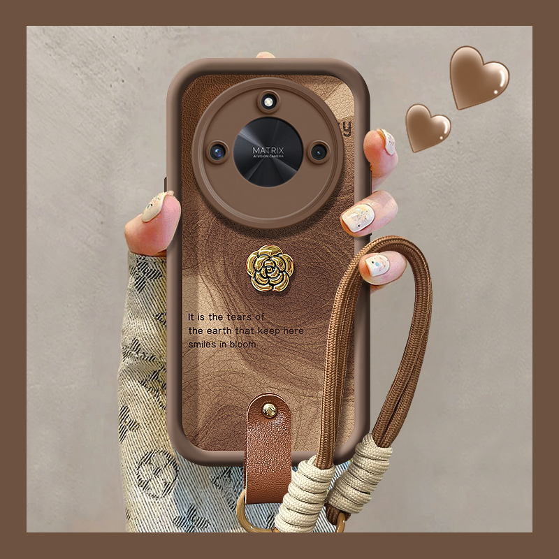 天眼阶梯小羊皮荣耀手机壳简约