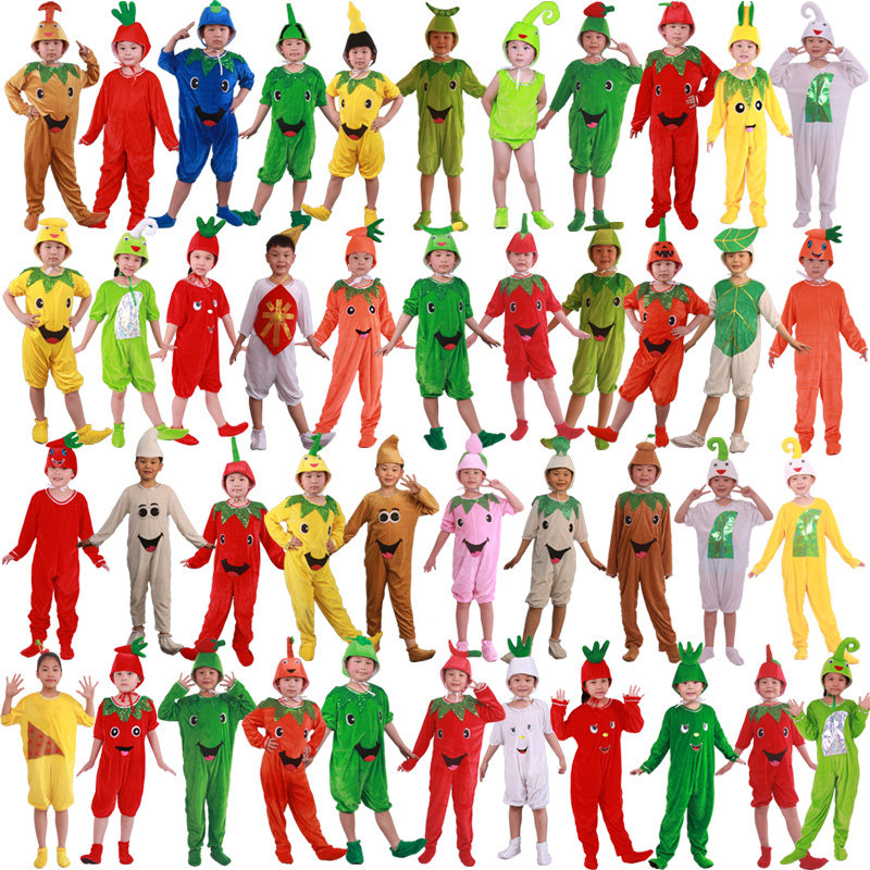 儿童一园青菜成了精表演服装蔬菜水果进行曲豆芽黄瓜西红柿演出服,童装/婴儿装/亲子装,儿童演出服,淘宝优惠券,粉丝福利购,淘宝优惠卷