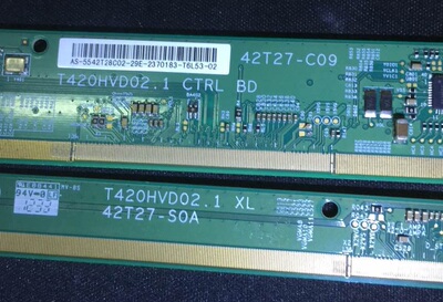 原装边板 T420HVD02.1CTRL BD/XL 42T27-C09/S0A 一对