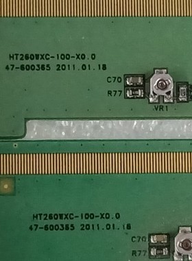 HT260WXC-100-X0.0 47-600365 液晶屏边板PCB一条