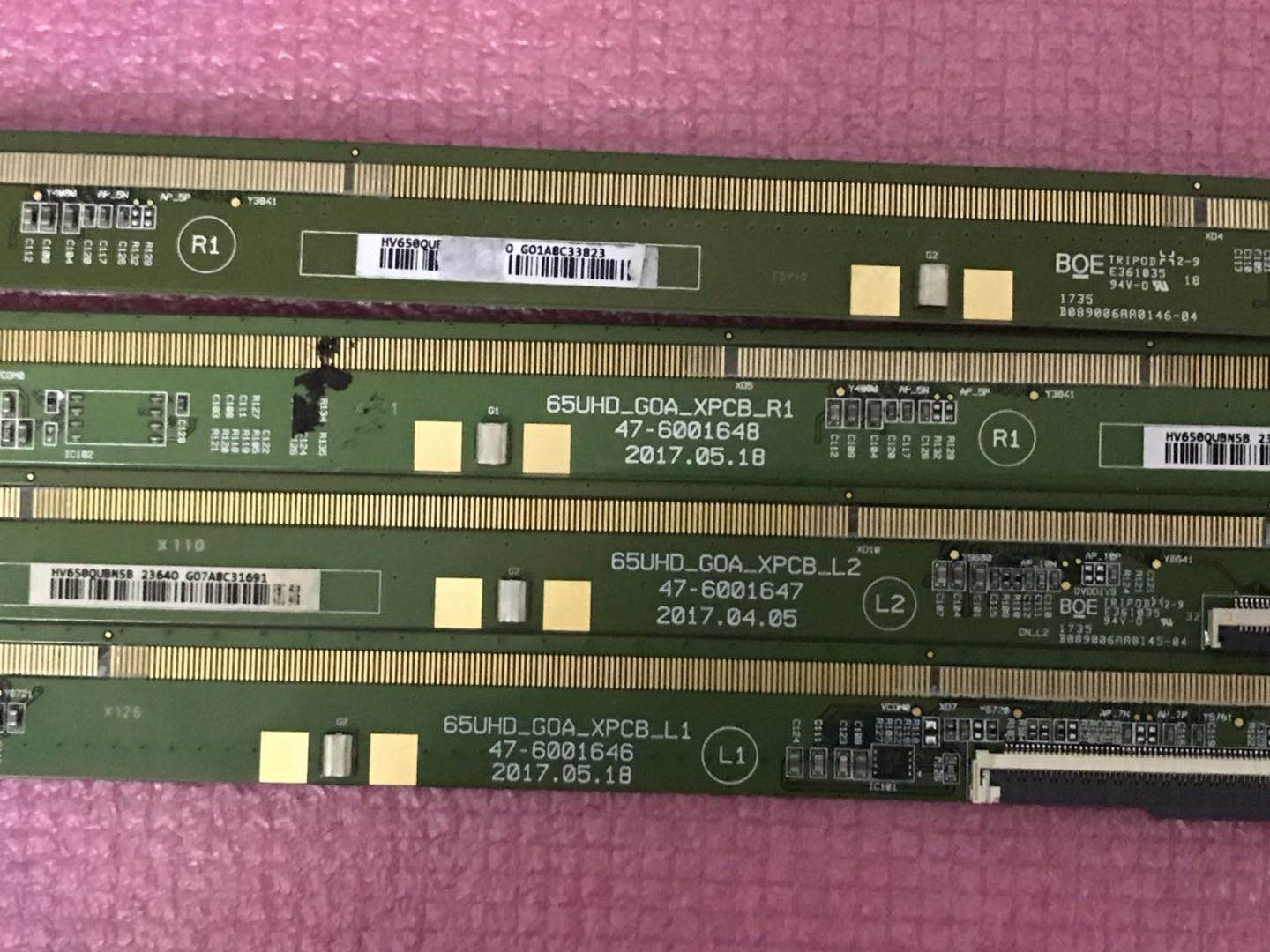 65HUD_G0A_XPCB_L1 47-6001646/6001647/6001648/6001649 一套价
