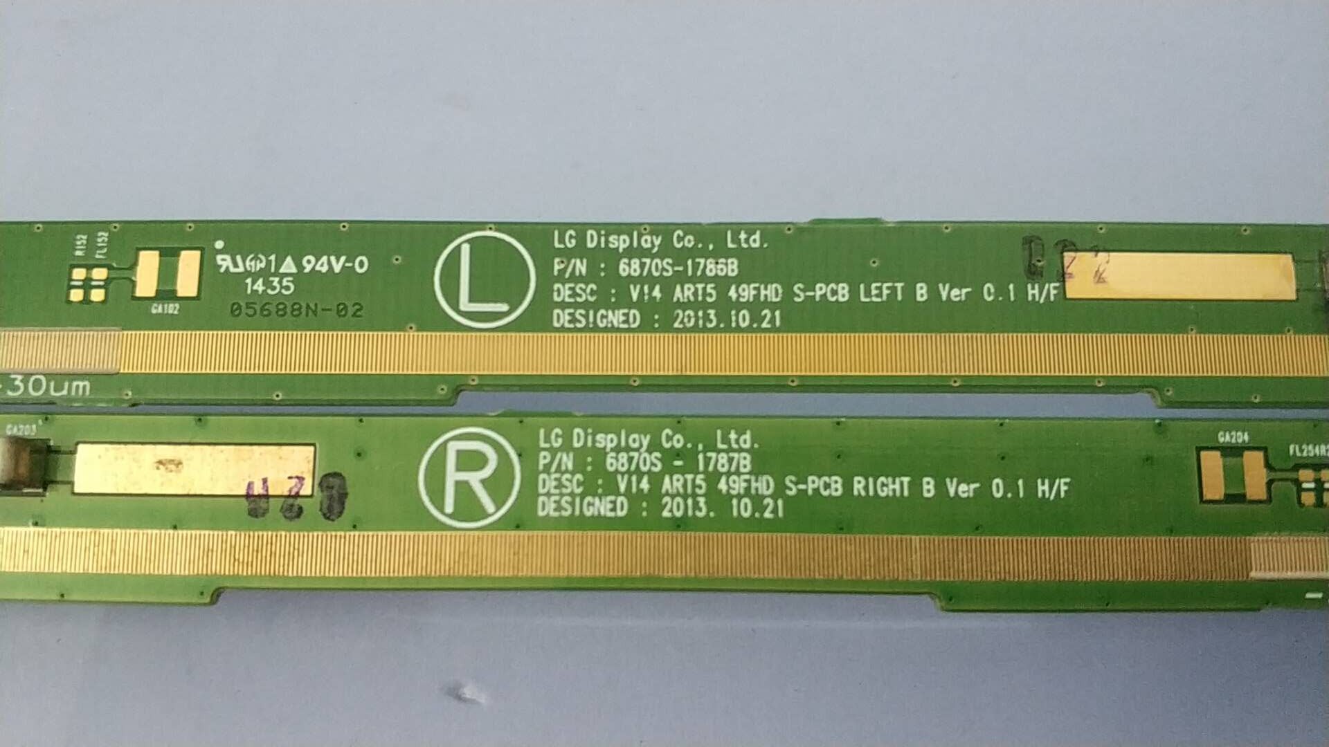 液晶边板 6870S-1787B 6870S-1786B V14 ART5 49FHD一对价