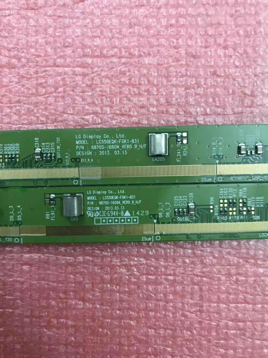 拆机边板 6870S-1659A/1660A LC550EQK-FGK1-831一对价