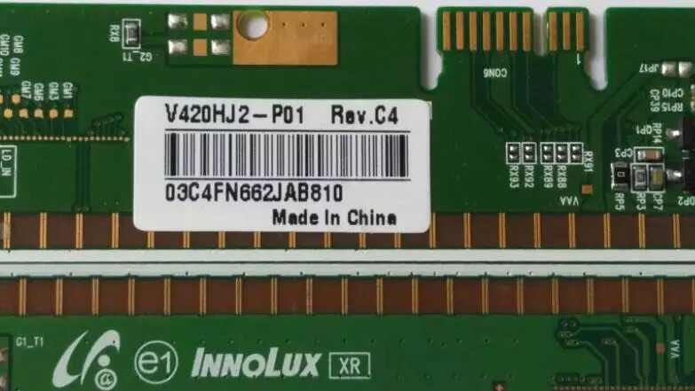 现货！ V420HJ2-XR01/XC01 V420HJ2-P01 REV.C4 一对