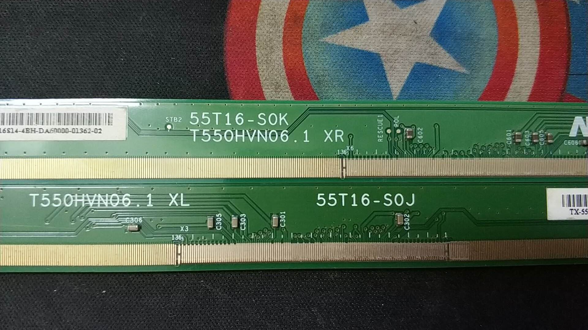 原装边板T550HVN06.1 XL/XR 55T16-S0J/55T16-S0K 一对价