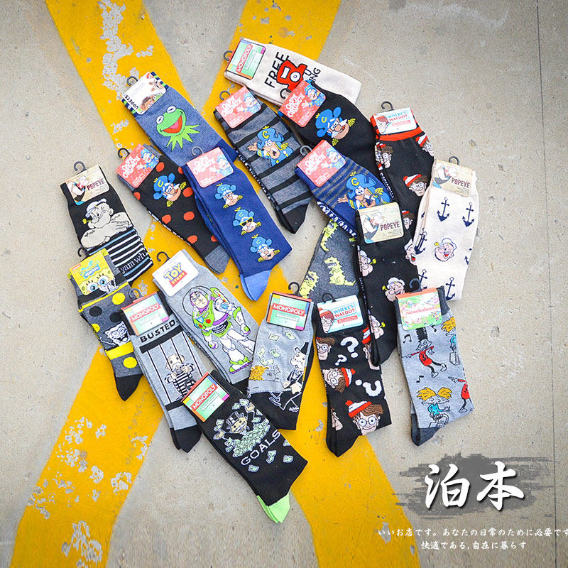 袜子男动漫防臭个性风百搭潮袜