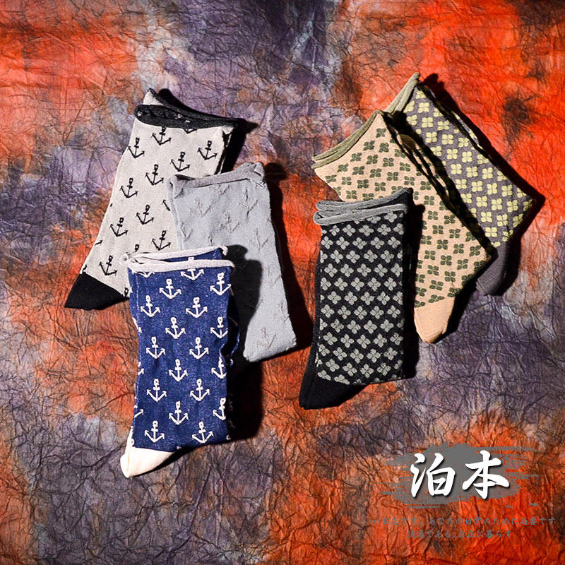 泊本袜子游丝棉混合材质女士