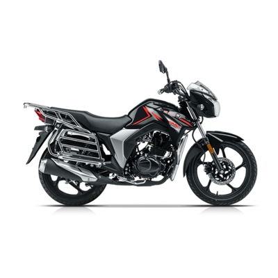 豪爵DK150R-30G升级版摩托车翻转货架护杠前碟后鼓刹车