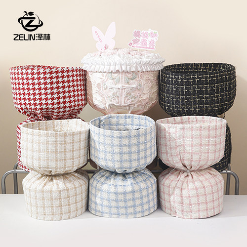 花店出单神器小香风布一体定型片