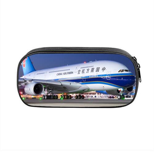 南方航空帅气笔袋飞机迷学生大容量铅笔收纳袋办公文具用品客机新