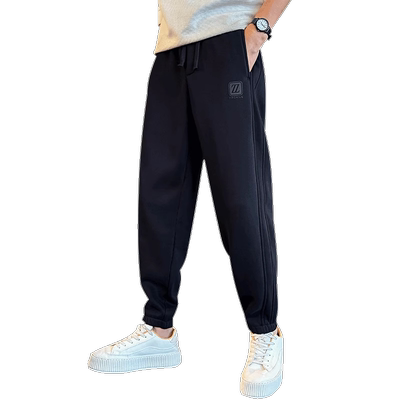 长裤子运动裤潮流百搭徽章休闲裤