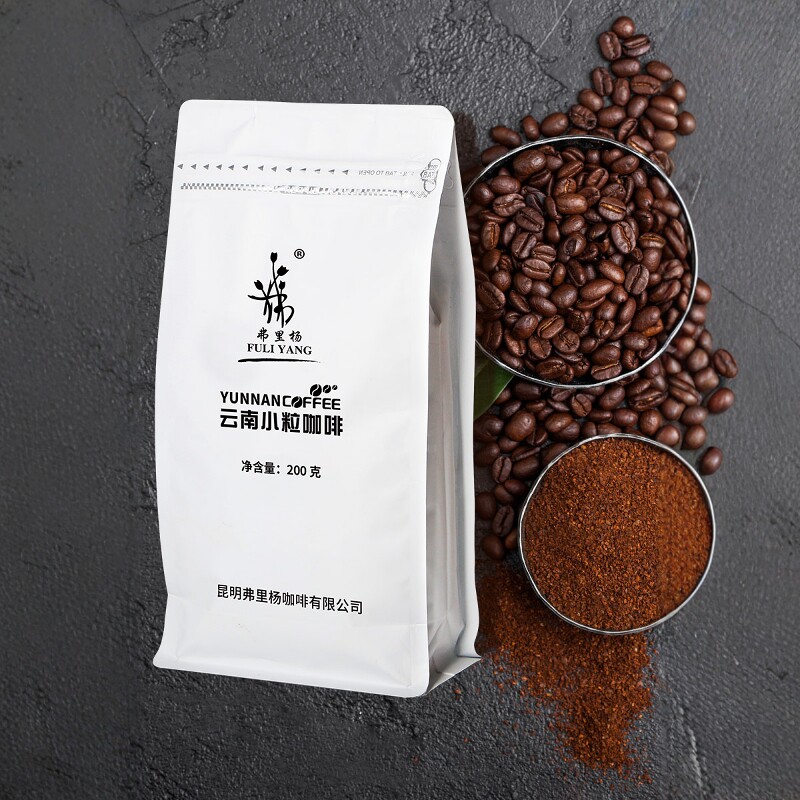 弗里杨 精品手冲咖啡豆 5种风味200g/袋 云南小粒焙炒国产咖啡豆